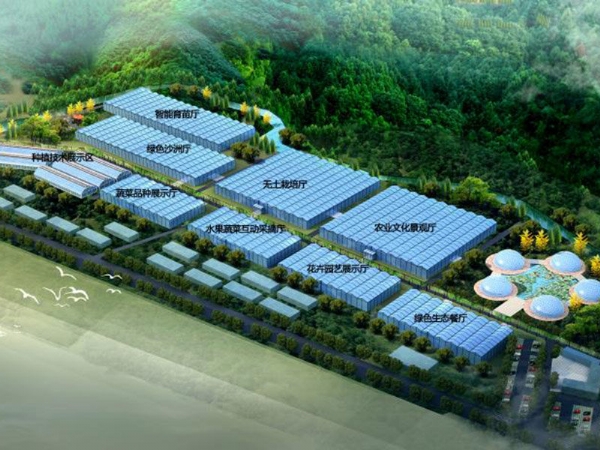 园区规划鸟瞰图