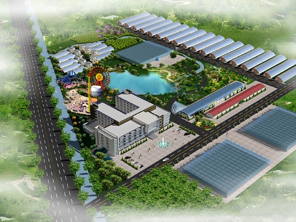 农业园区规划鸟瞰图